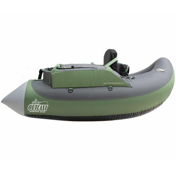 Outcast Fat Cat stripping apron system aids organized line management while fishing.