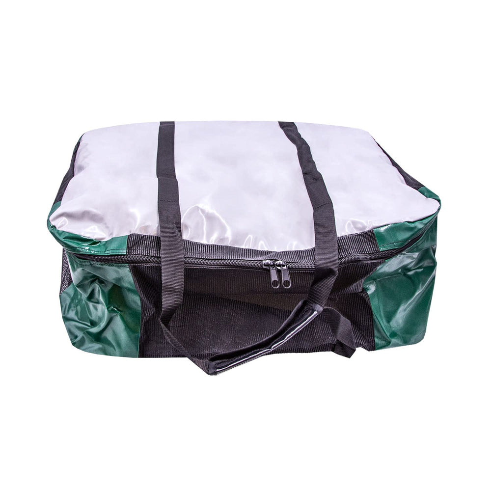Outcast OSG Float Tube Bag mesh sides dry quickly after trips on the water.