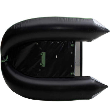 Outcast Super Fat Cat inflatable seat keeps you elevated and compact for storage.