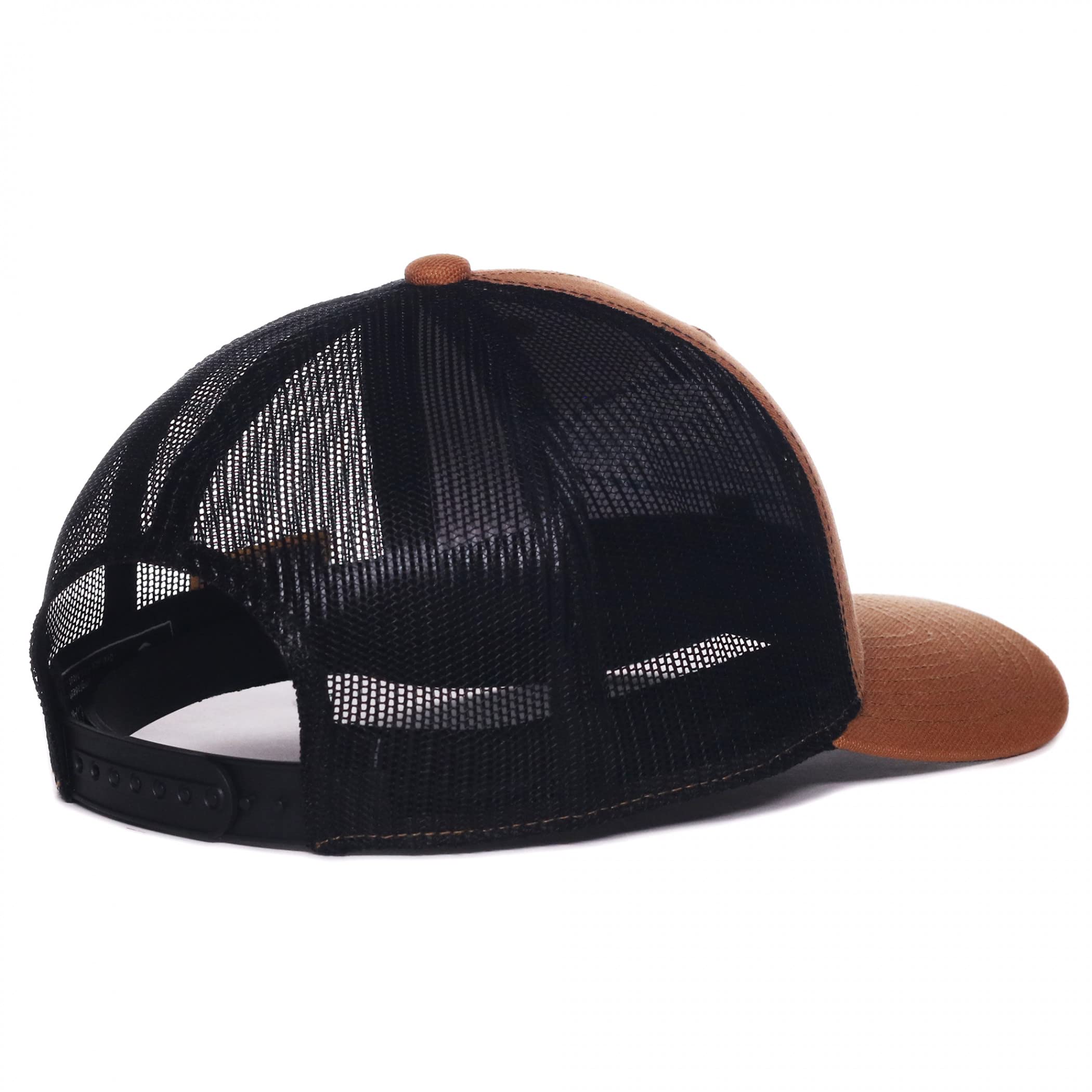 Outdoor Cap FRD17A top view emphasizing breathable crown for comfort.