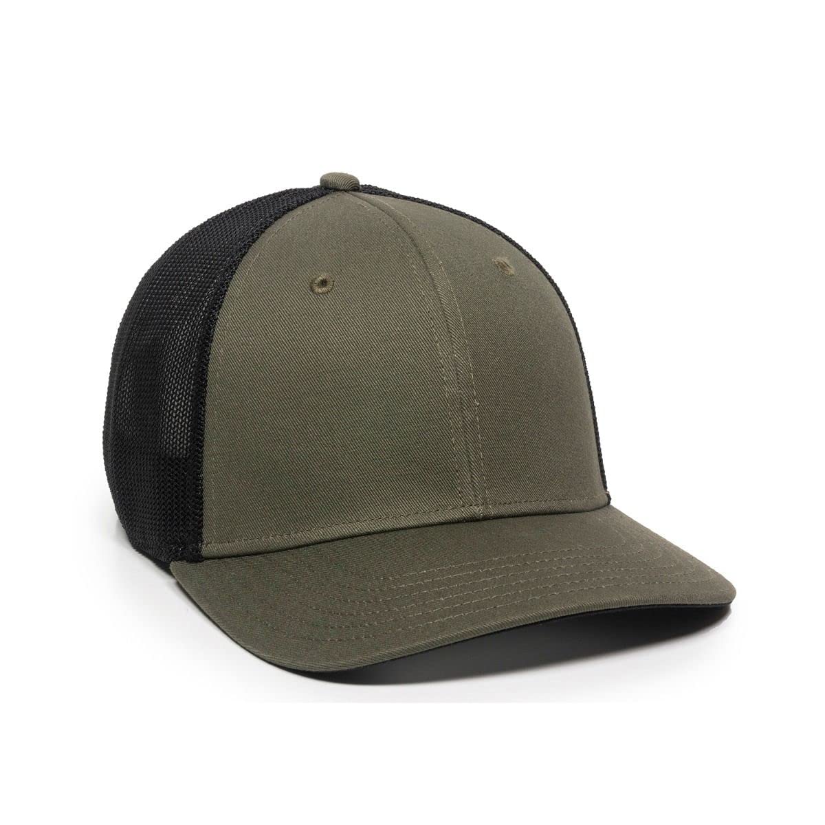 Outdoor Cap RGR-360M olive front view cap for everyday outdoor use