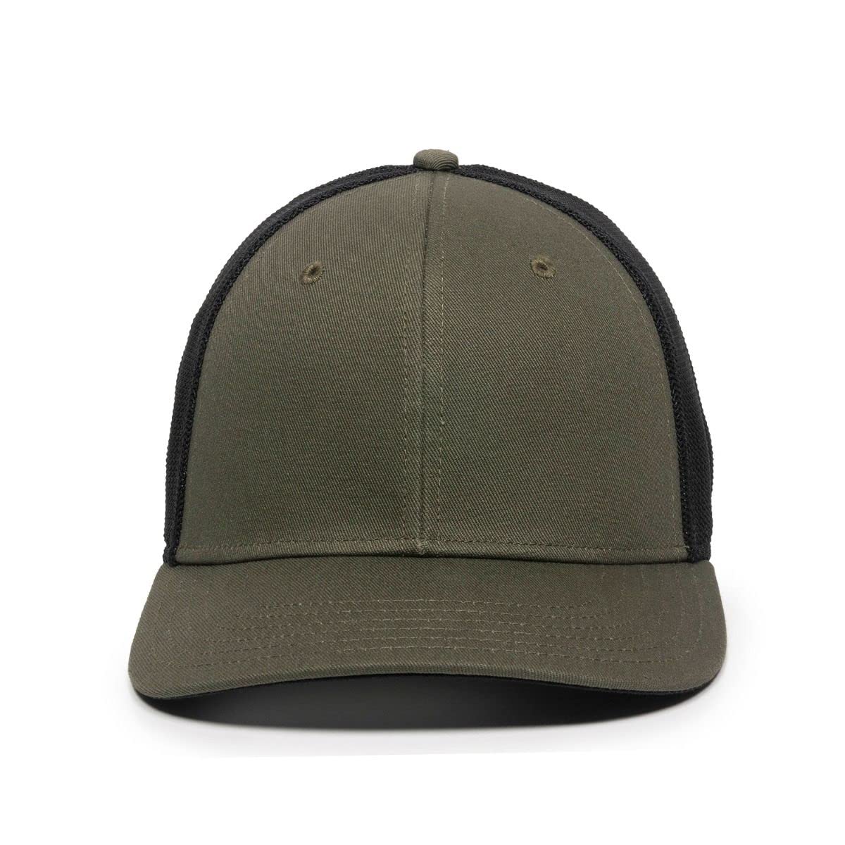 Outdoor Cap RGR-360M olive side view, reliable headwear for sun protection