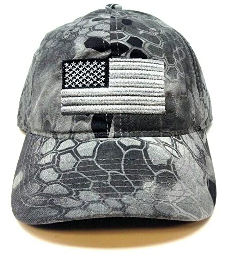 Outdoor Cap Standard USA-200 USA Flag Tonal Kryptek Raid - side view