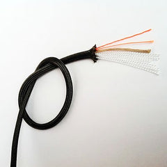 Tinder tucked inside paracord enables fast fire starting