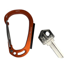 Outdoor Element Sparky Scratch Key carabiner for compact carry and quick ignition outdoors.