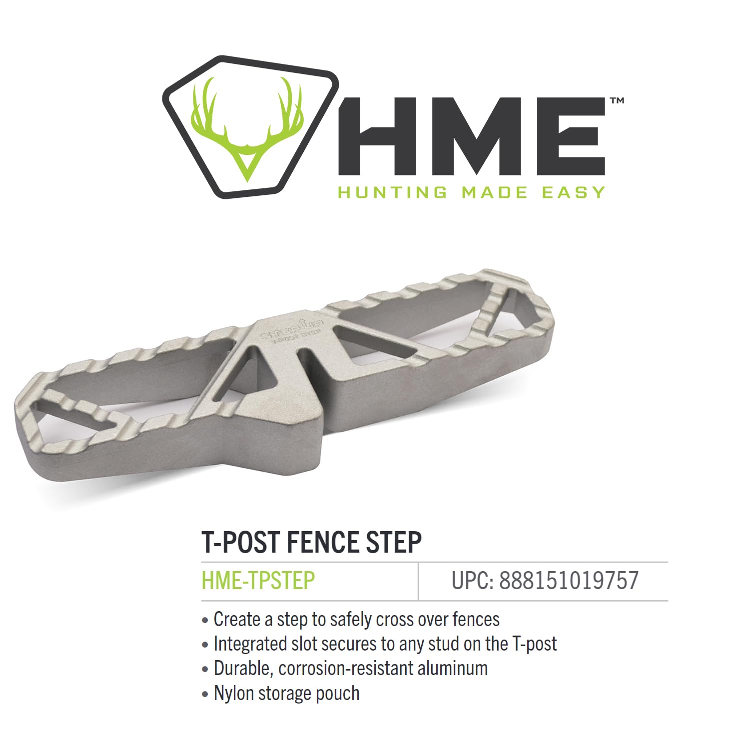 Outdoor setting showing HME fence step as hunting gear