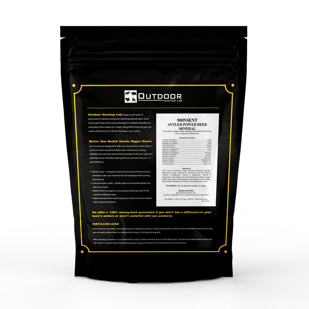Outdoor Hunting Lab Antler Power pour — close-up dispersion for broad-area coverage.