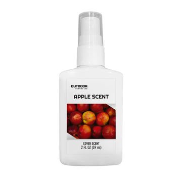 Outdoor Hunting Lab Apple Cover Scent bottle attracts deer and masks human scent in the field