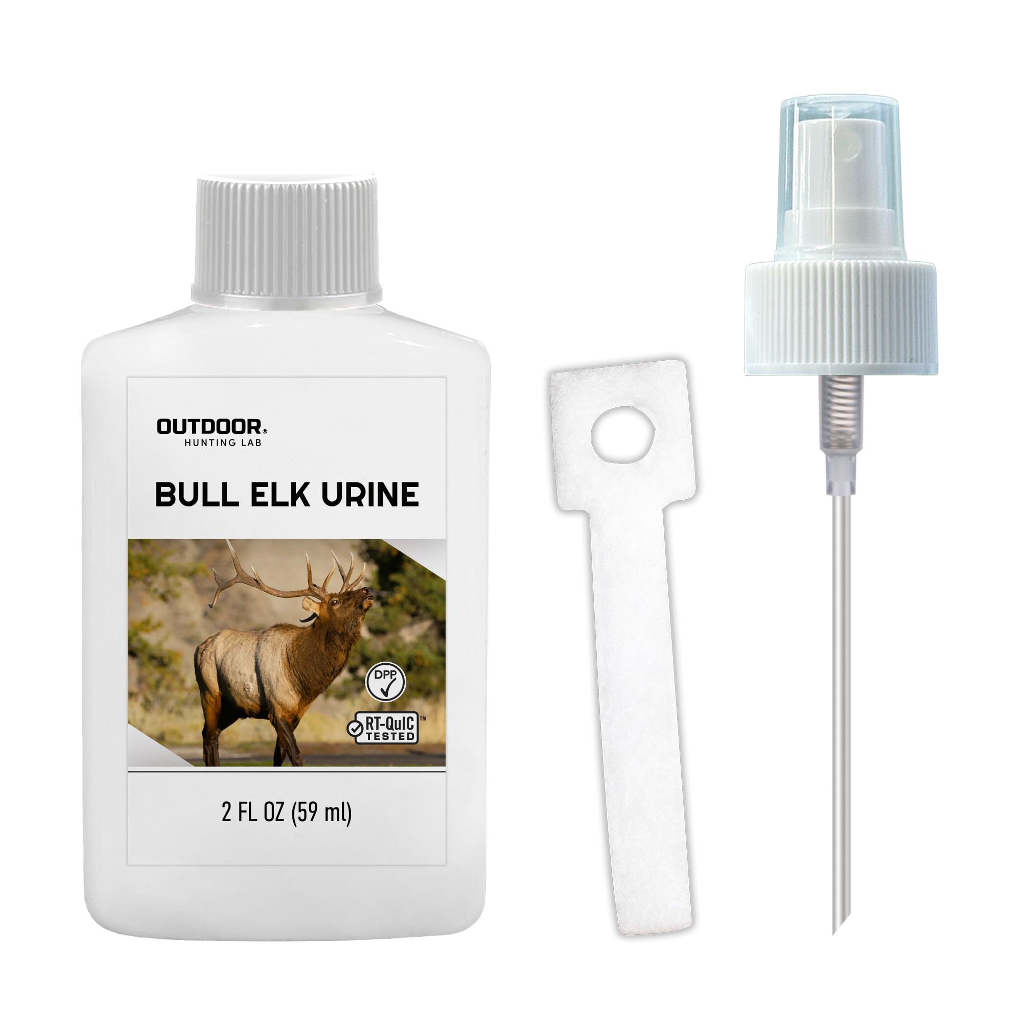 Outdoor Hunting Lab Bull Elk Urine spray bottle for rut-season scent trails