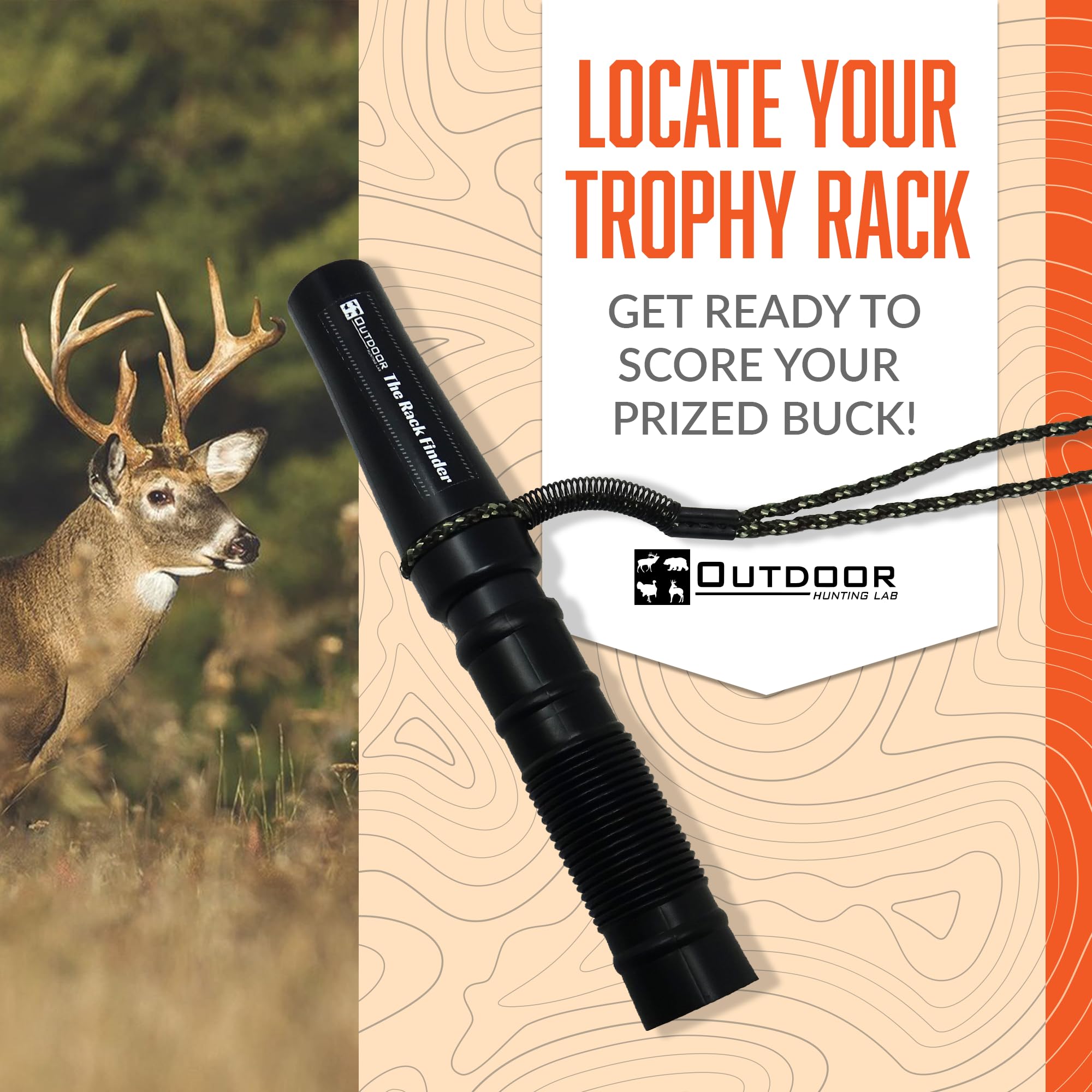 Outdoor Hunting Lab compact design fits easily in your pack for field use.