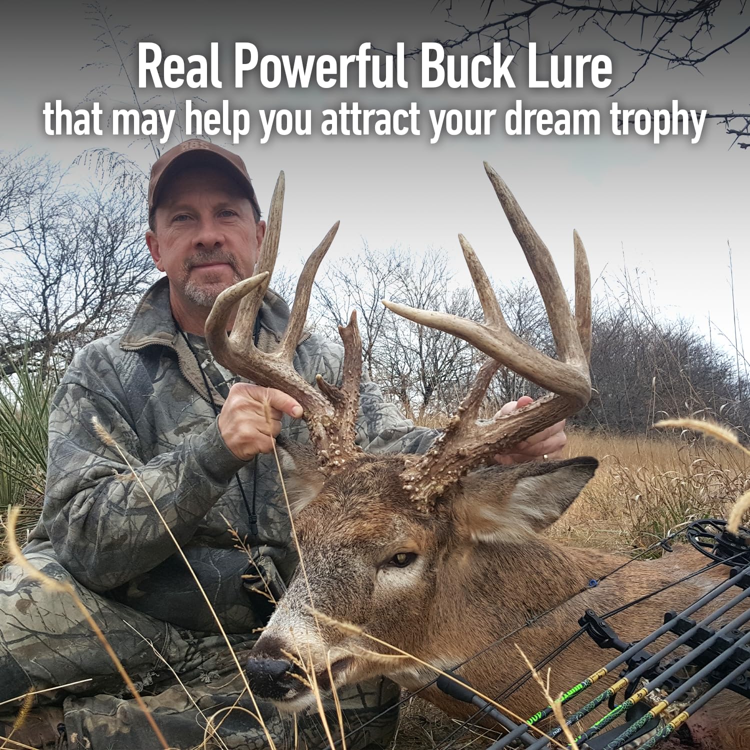 Outdoor Hunting Lab peak doe estrus mist mock scrape setup highlights realistic buck attractant