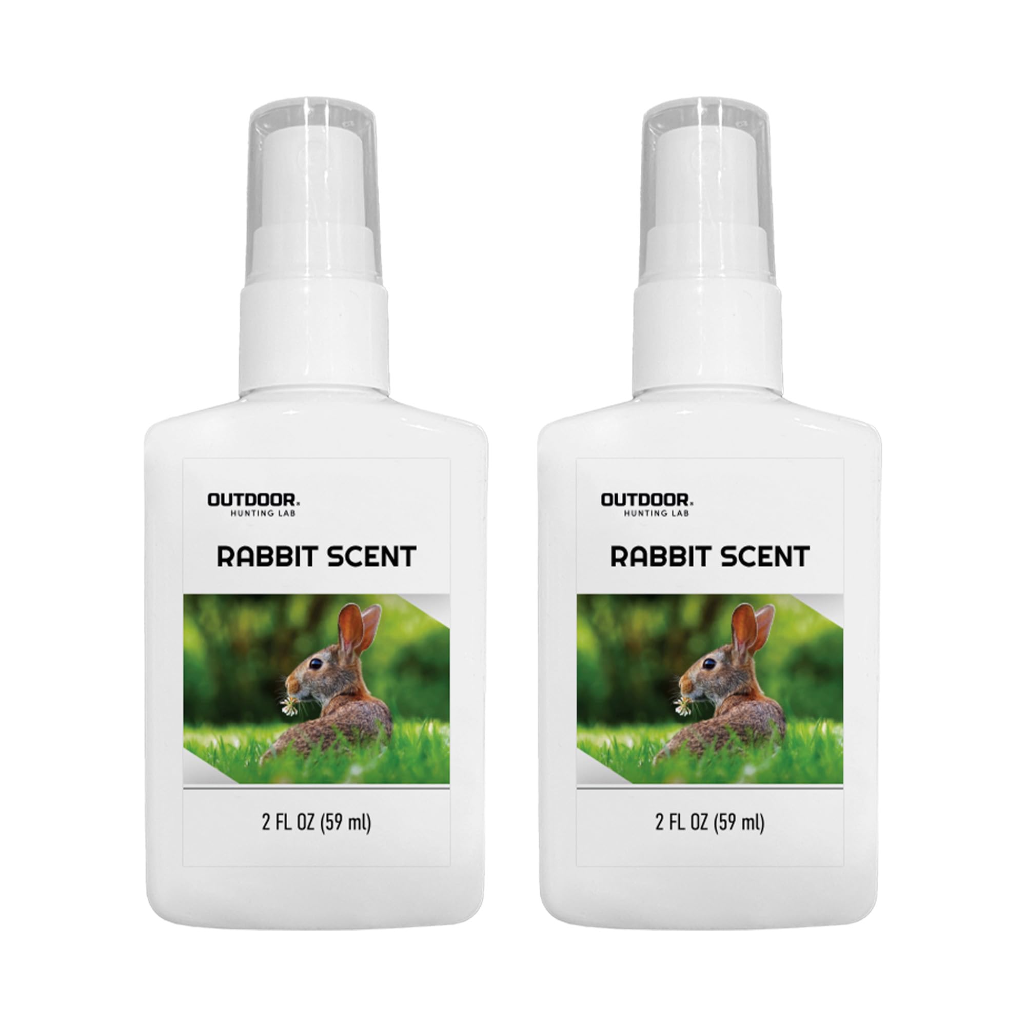 Outdoor Hunting Lab rabbit urine spray bottle for predator attraction and dog scent work