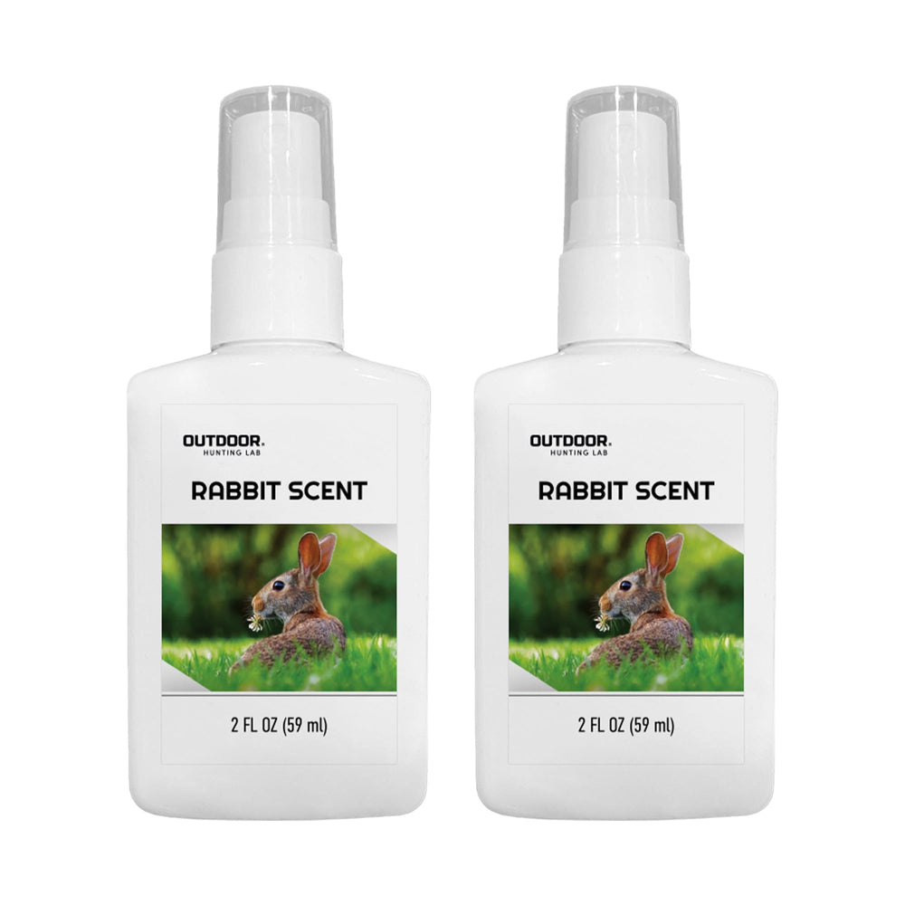 Outdoor Hunting Lab rabbit urine spray bottle for predator attraction and dog scent work