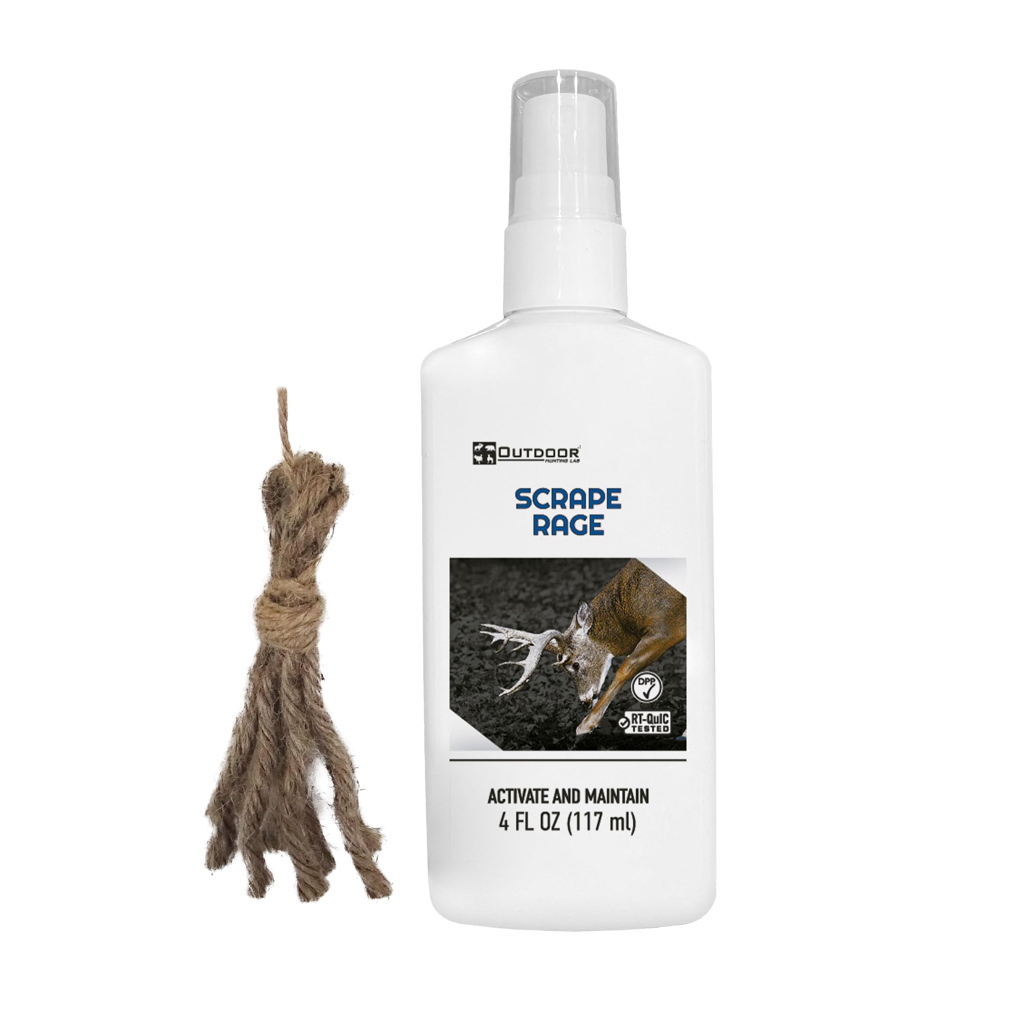 Outdoor Hunting Lab Scrape Rage bottle pour enabling quick field application