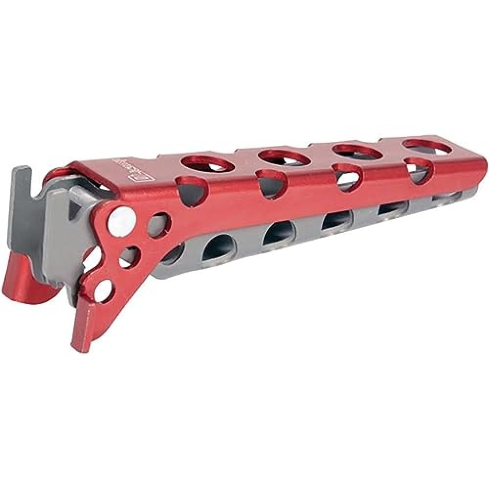 Outdoor Olicamp pot lifter red provides secure grip for hot pot handling on camping trips.