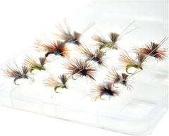 Outdoor Planet 12 AC Caddis Fly imitation shows a lifelike profile for caddis hatches