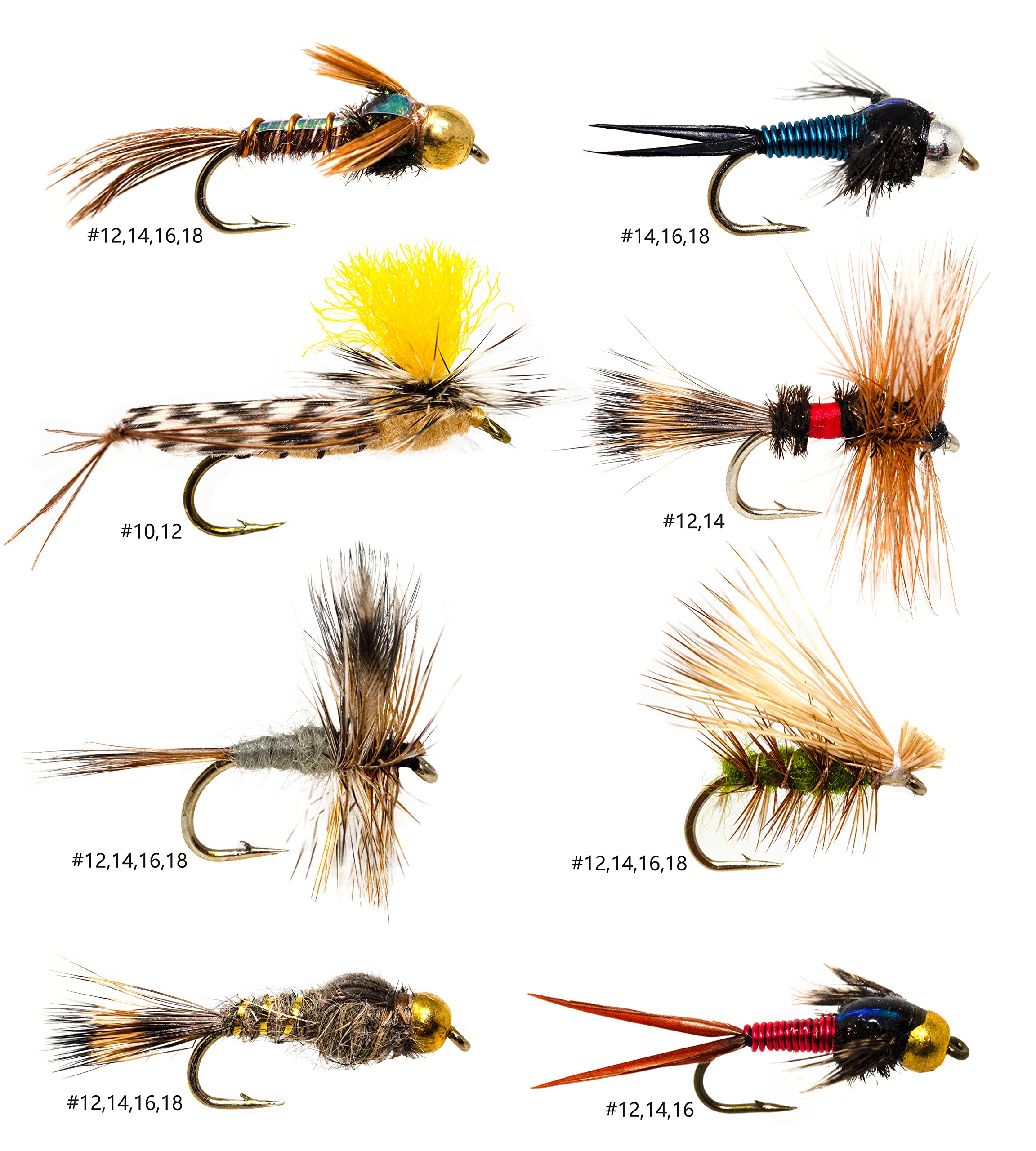Outdoor Planet 26-fly assortment featuring versatile trout flies for varied waters.