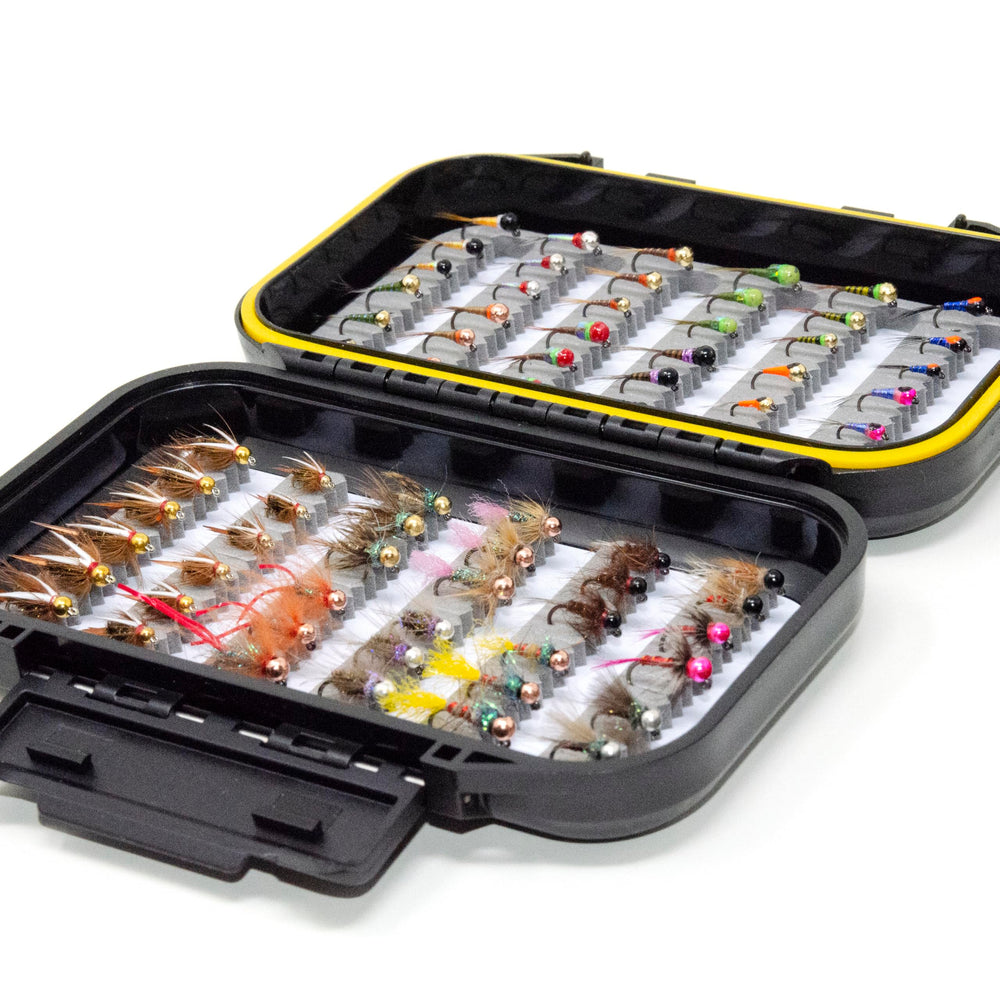 Outdoor Planet 72-barbless euro Czech nymphing flies pack for versatile river setups