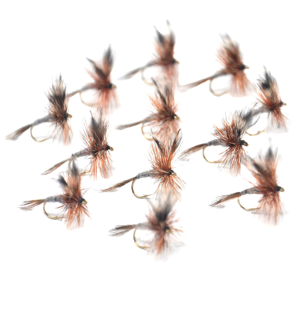 Outdoor Planet Adams dry fly closeup highlighting fine materials and lifelike presentation