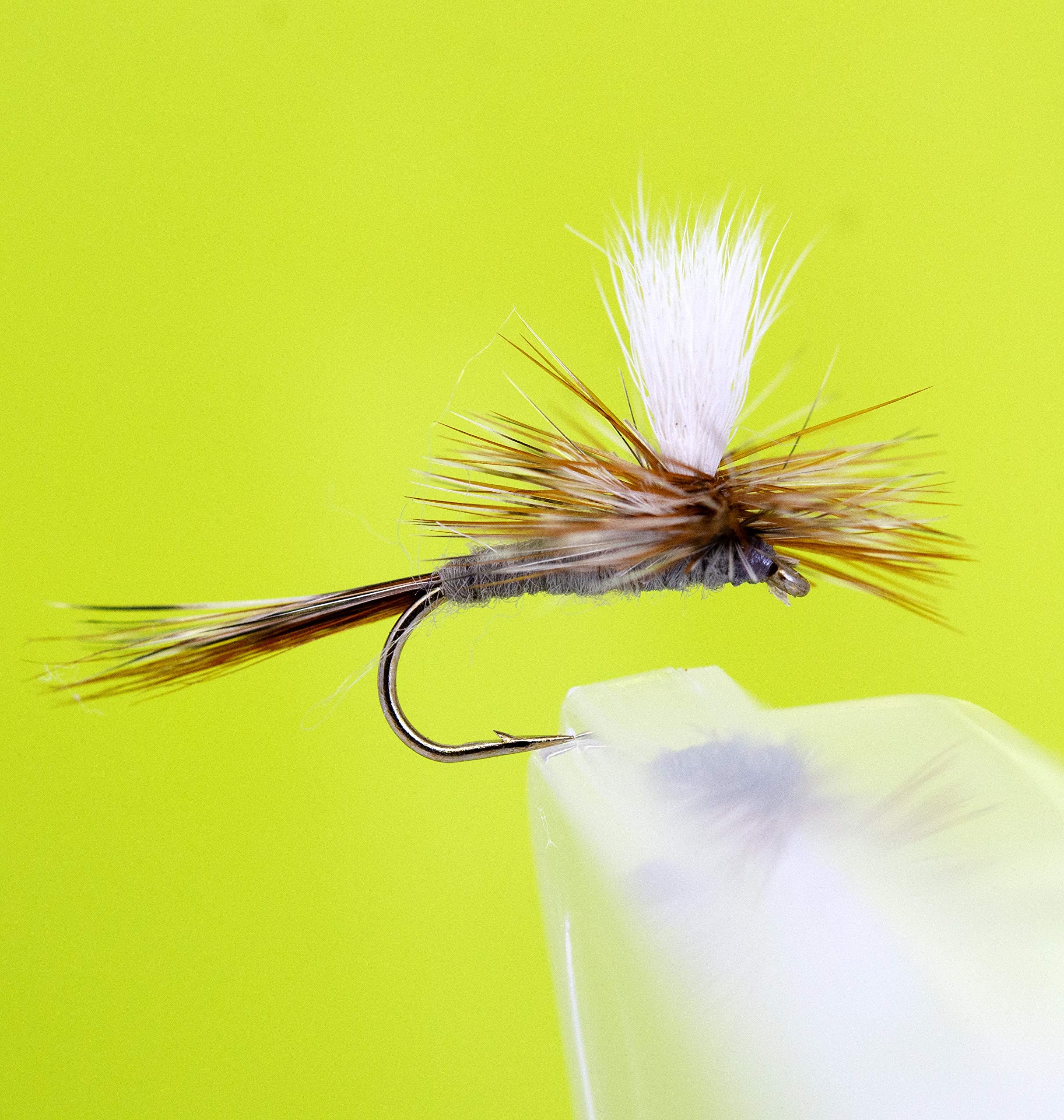 Outdoor Planet Adams parachute dry fly for trout fishing, versatile mayfly imitation ideal for river and stream use.