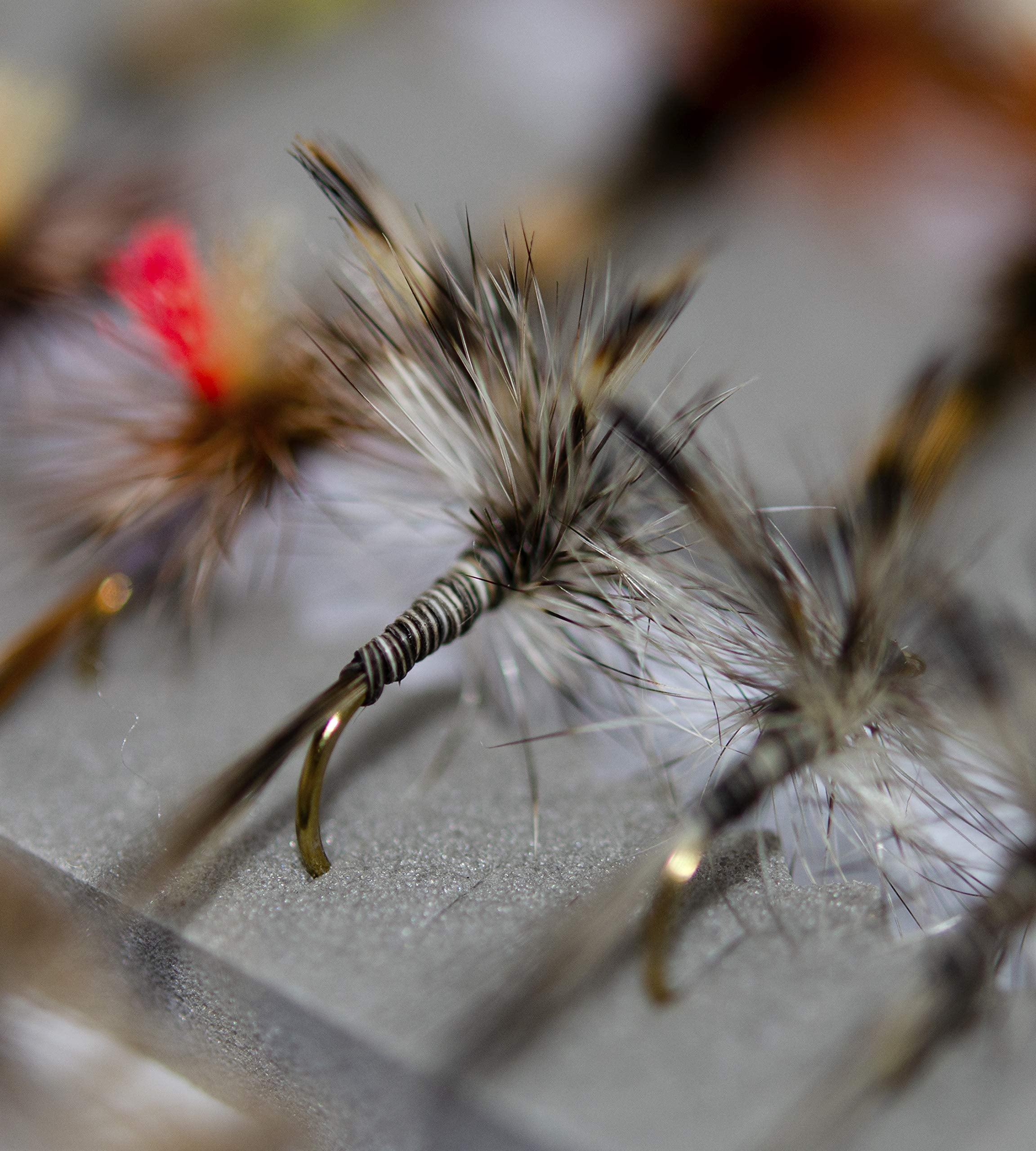Outdoor Planet caddis flies set designed for buoyant surface activity