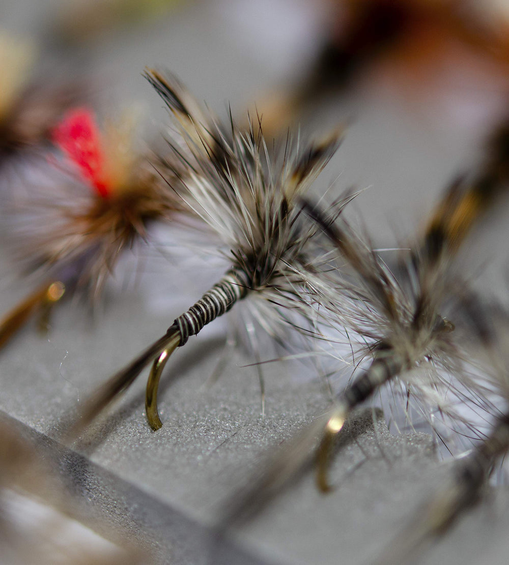 Outdoor Planet caddis flies set designed for buoyant surface activity