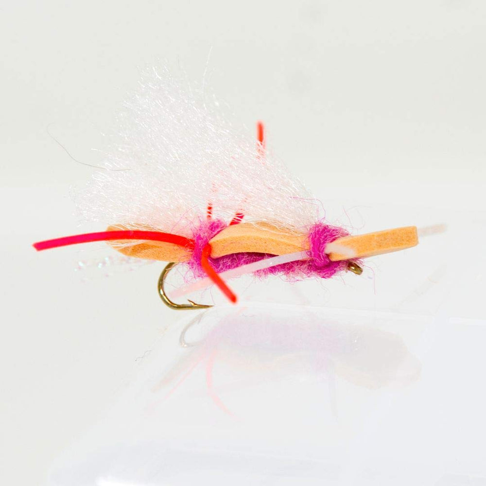 Outdoor Planet Chubby Chernobyl ant foam body closeup highlighting buoyant foam and knot quality