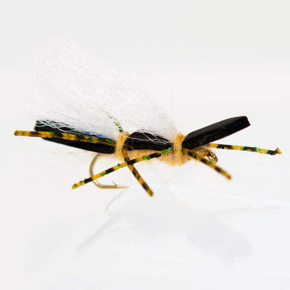 Outdoor Planet Chubby Chernobyl ant foam fly, size 12, durable hook and buoyant body