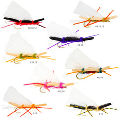 Outdoor Planet chubby chernobyl trout flies collection highlighting versatility