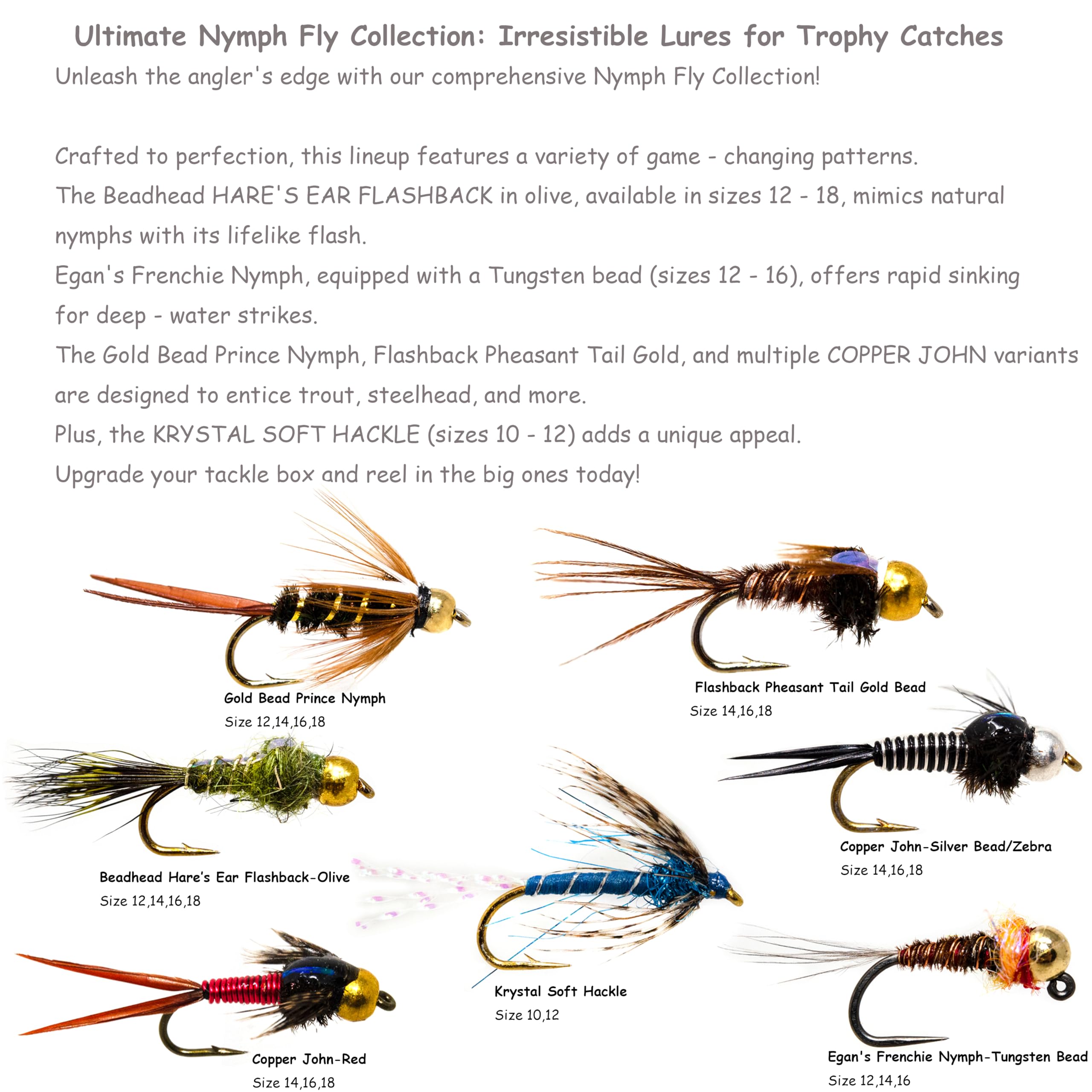 Outdoor Planet dry flies close-up highlighting patterned wings and hooks