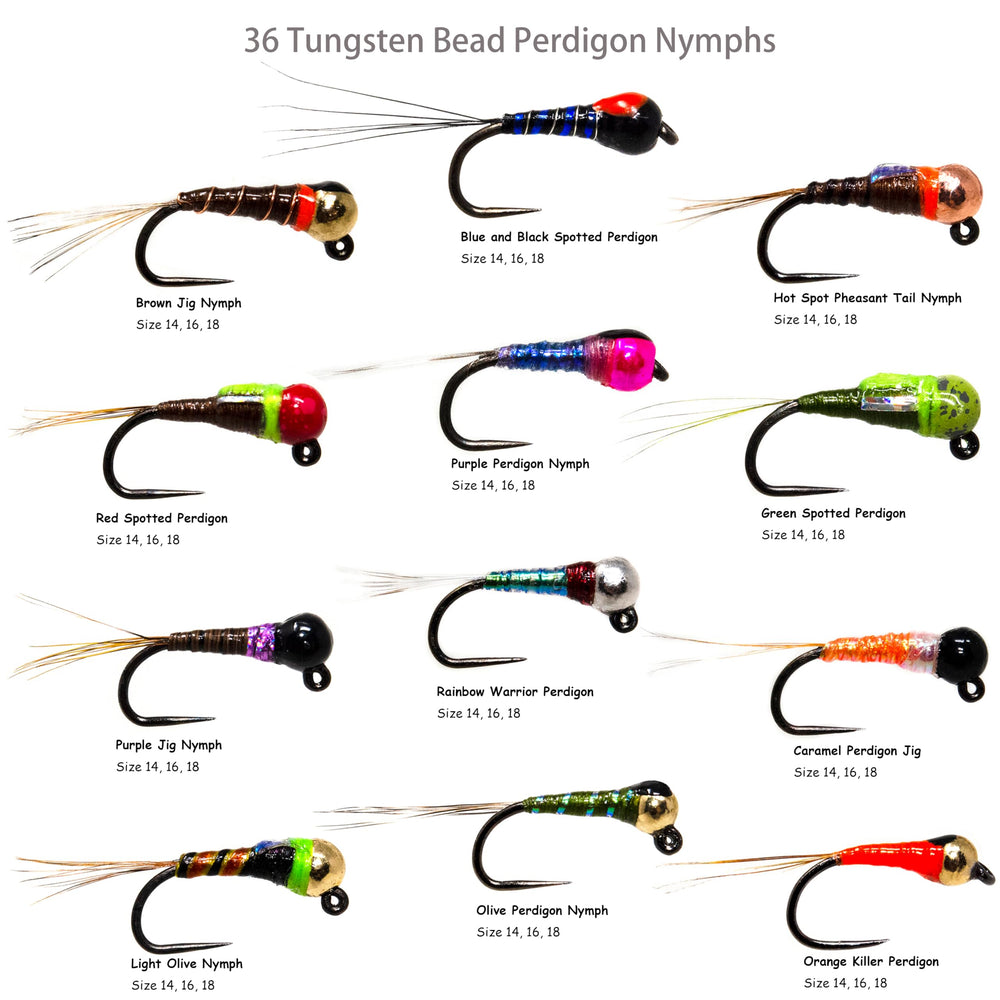 Outdoor Planet euro-nymphing patterns collection displayed for varied water tactics