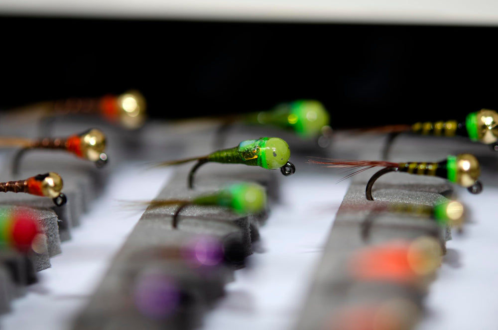 Outdoor Planet guide-approved fly assortment suitable for different water conditions