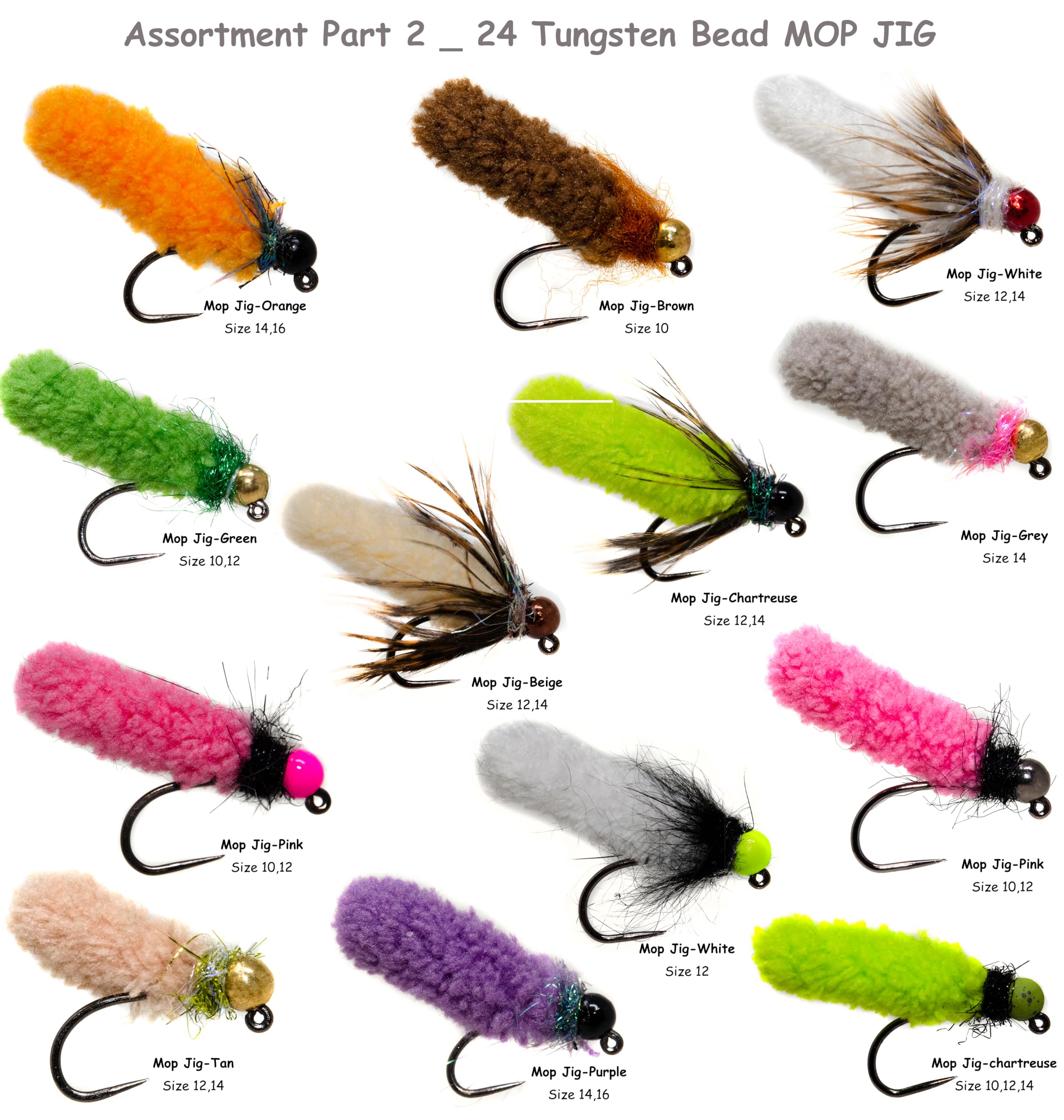 Outdoor Planet nymphing mop flies drop quickly in fast water