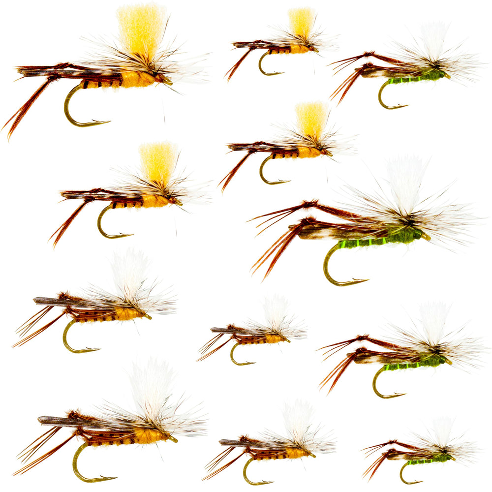Outdoor Planet parachute hopper dry flies for trout with high visibility on water