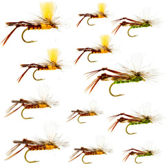 Outdoor Planet parachute hopper dry flies for trout with high visibility on water