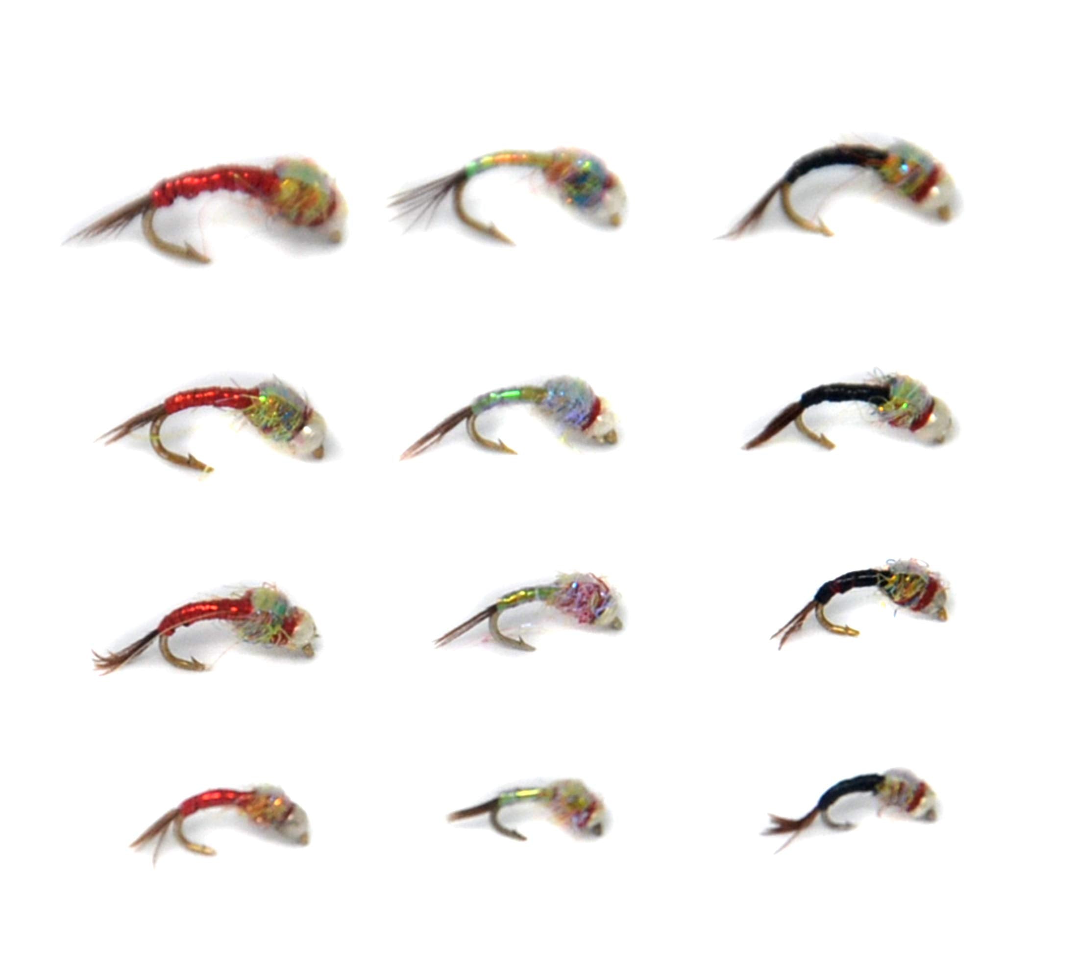 Outdoor Planet Rainbow Warrior attractor wet flies boost visibility for trout.