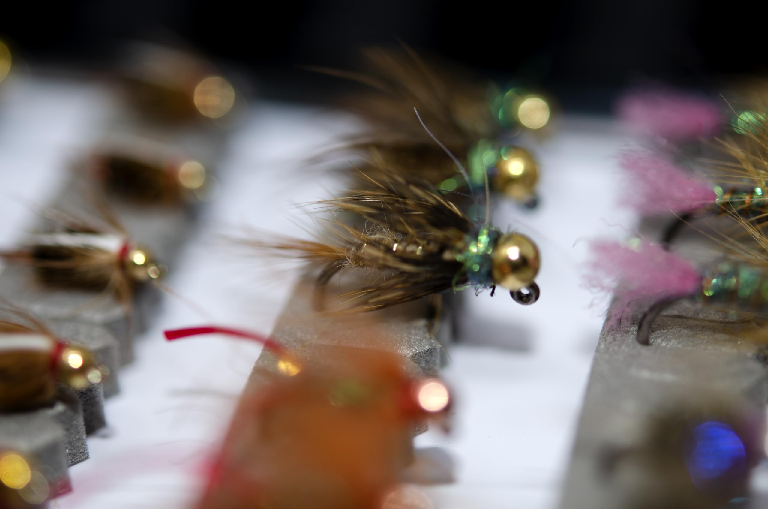 Outdoor Planet rivers, lakes nymphing flies display for all-water adventures