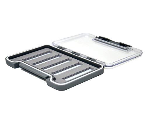 Outdoor Planet Slim Waterproof Fly Box demonstrating slim design for dry, organized flies.