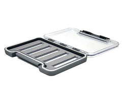 Outdoor Planet Slim Waterproof Fly Box demonstrating slim design for dry, organized flies.