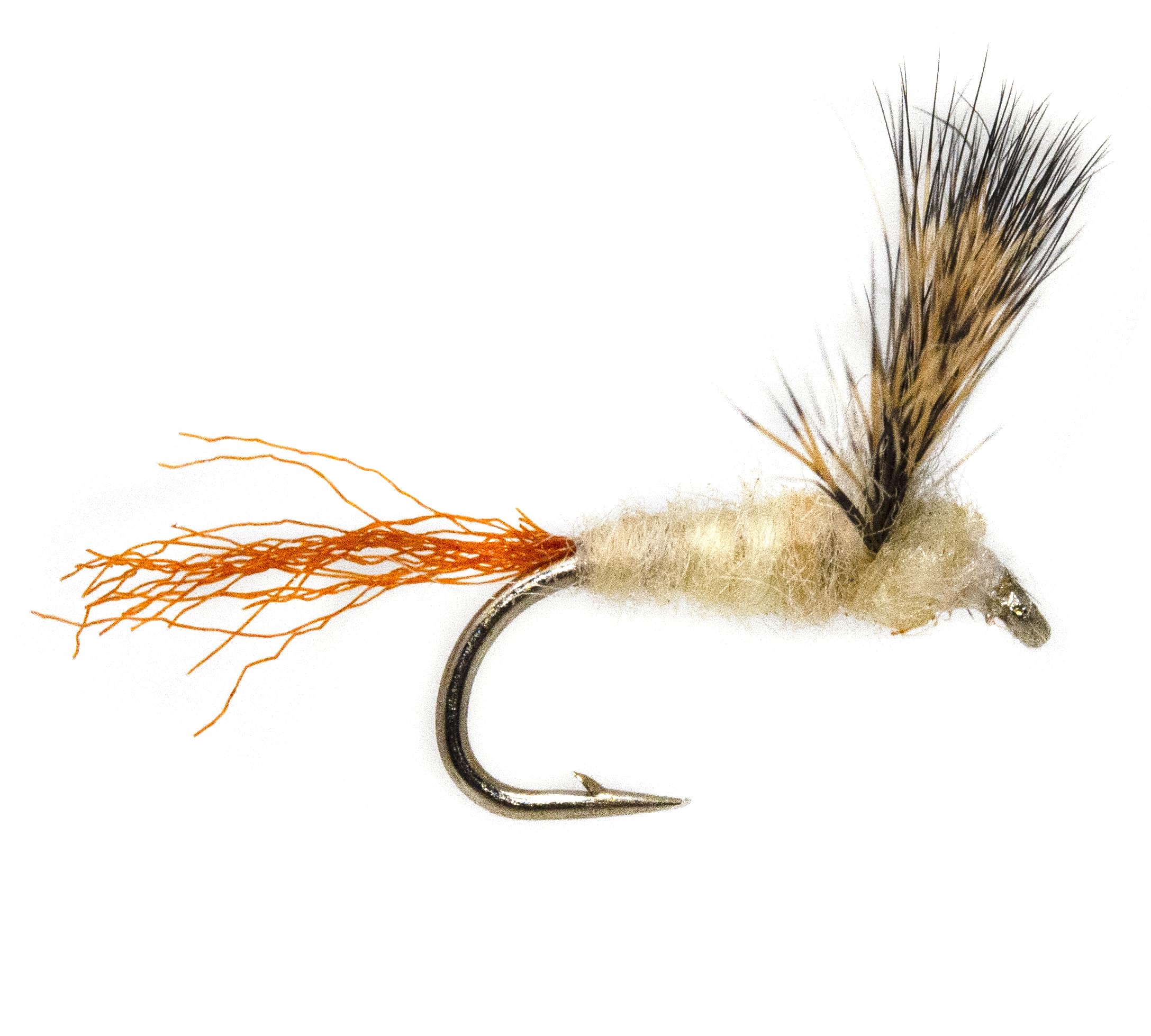 Outdoor Planet Sparkle Dun dry fly sizes from #12 to #18 for varied hatches.