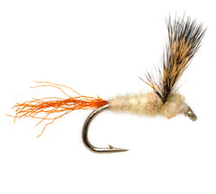 Outdoor Planet Sparkle Dun dry fly sizes from #12 to #18 for varied hatches.