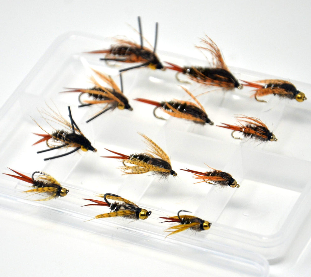 Outdoor Planet stonefly nymph bead-down design enables quick depth and varied drift.