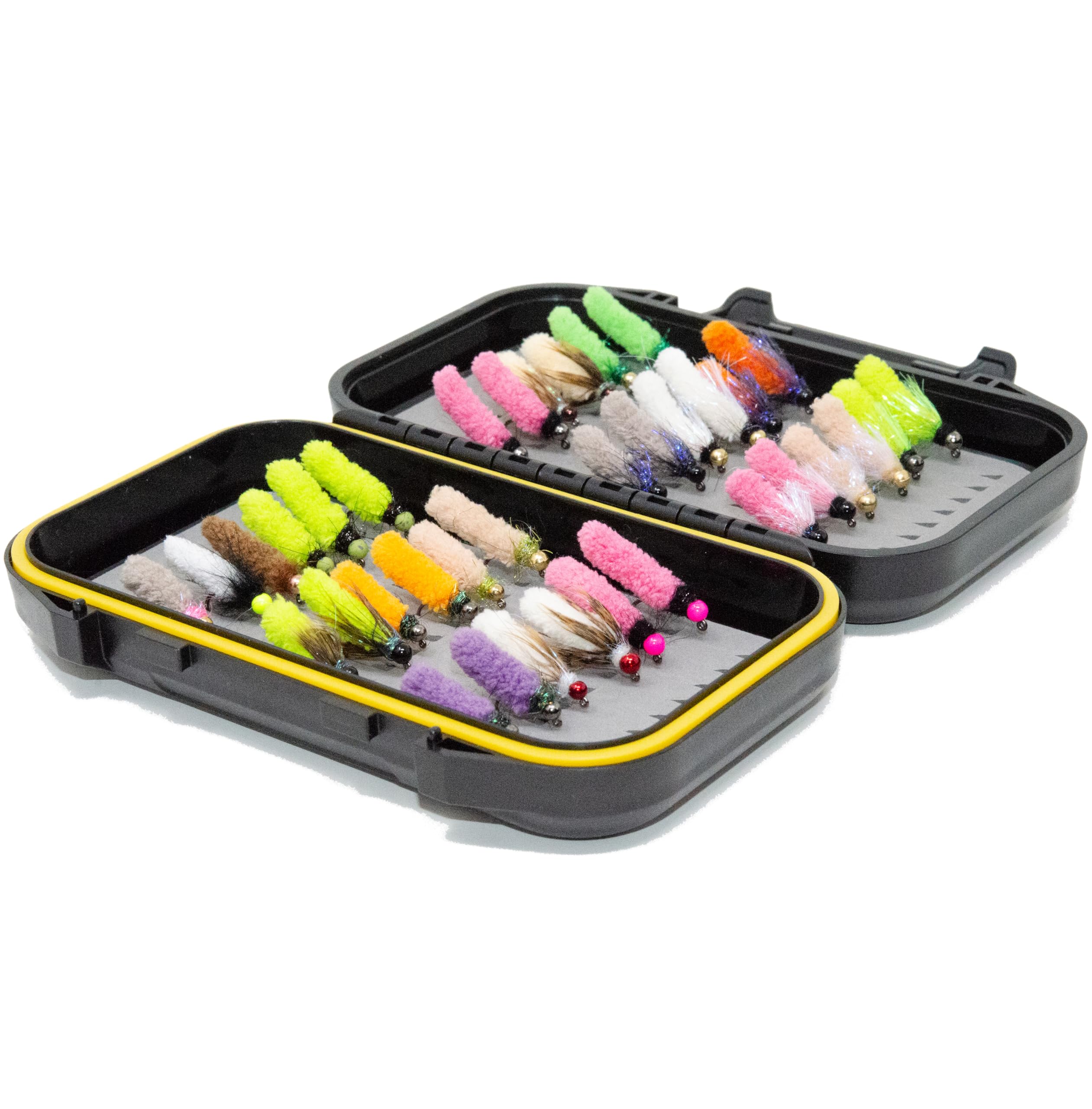 Outdoor Planet trout flies kit for versatile river or stream fishing