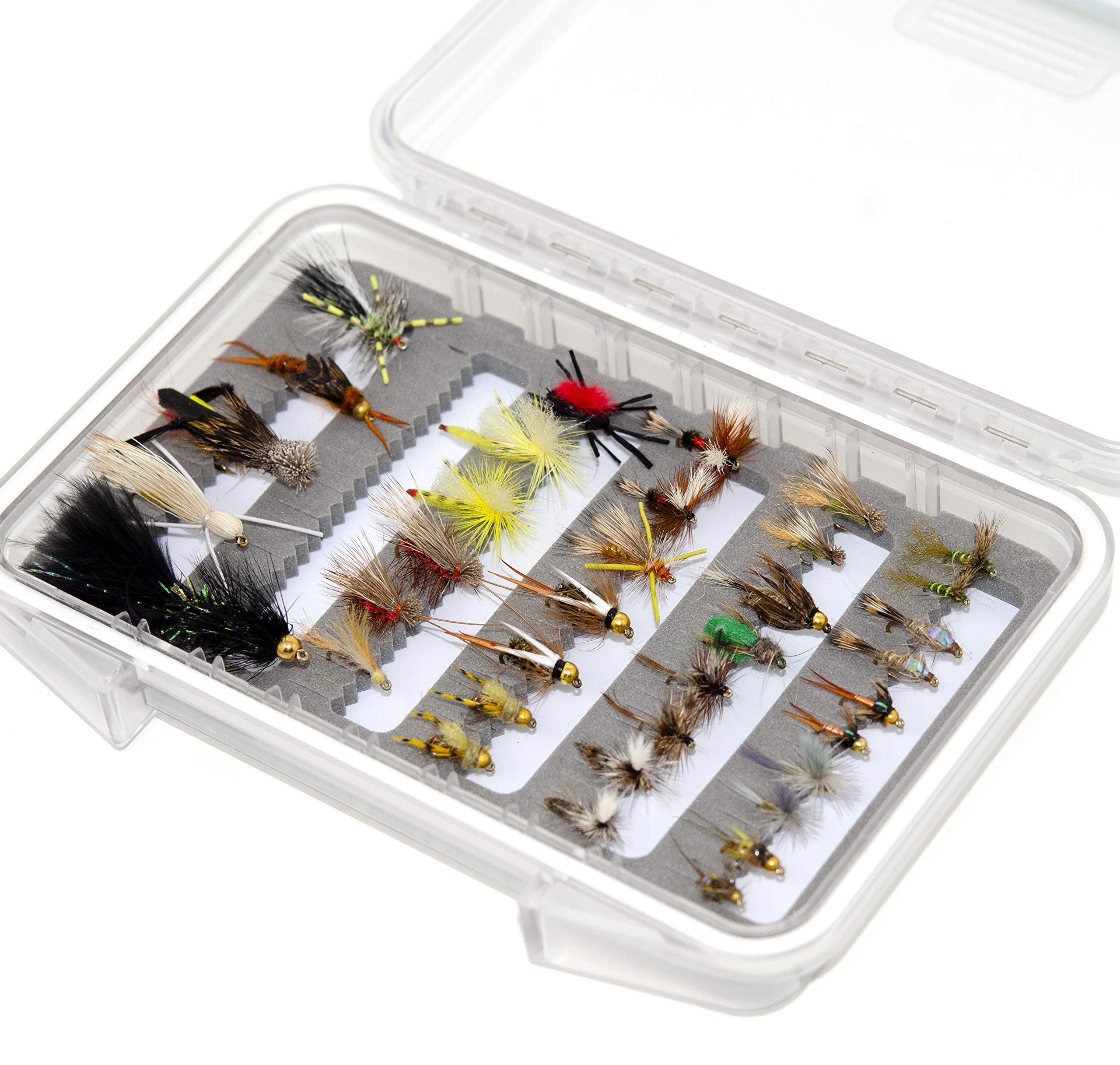Outdoor Planet waterproof fly box keeps gear organized and dry between catches.