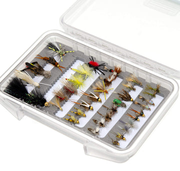 Outdoor Planet waterproof fly box keeps gear organized and dry between catches.