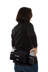 Outdoor Products H2O Mojave waist pack back panel keeps you cool during activity.