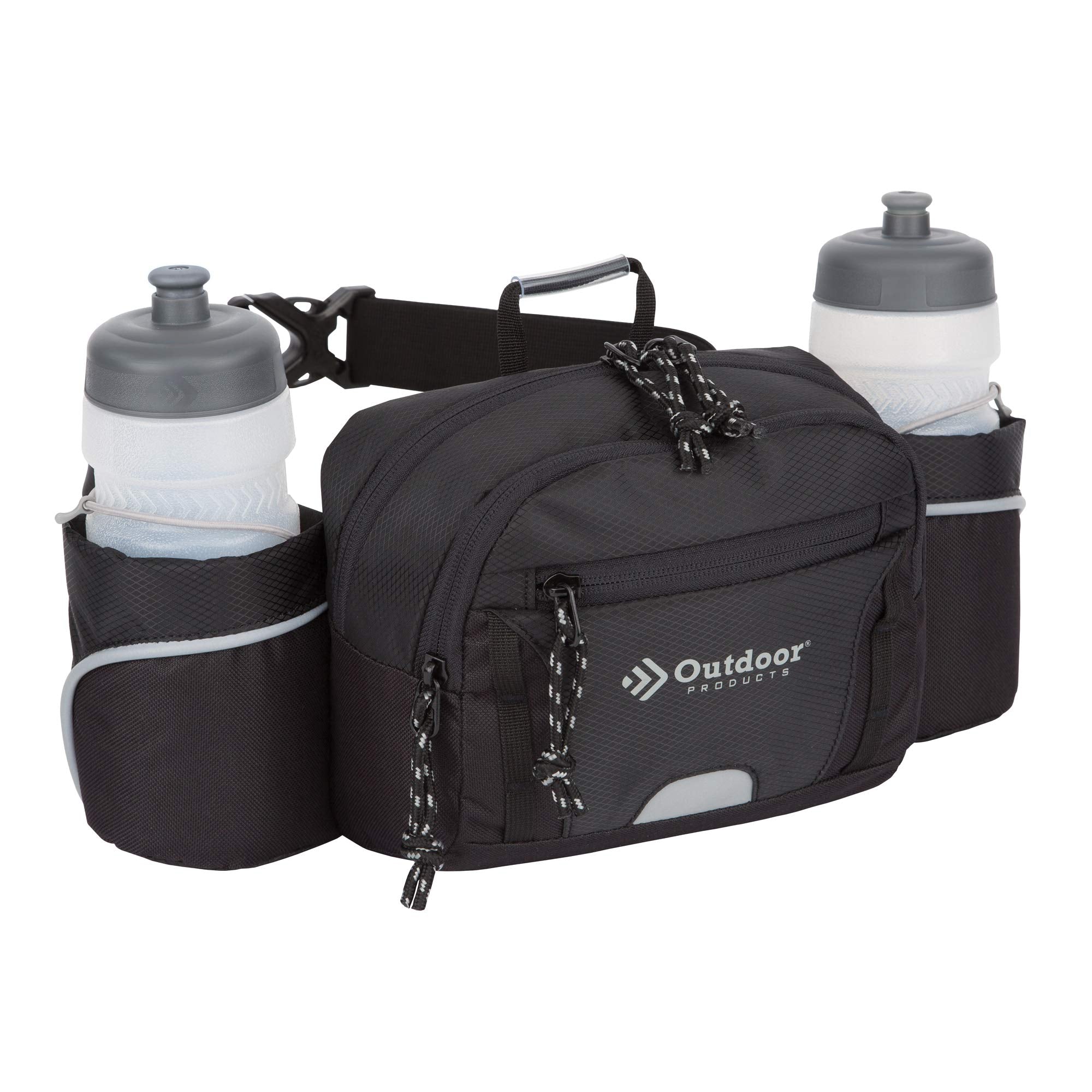 Outdoor Products H2O Mojave waist pack main compartment with quick access.