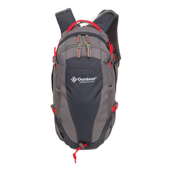 Outdoor Products Mist Hydration Pack back view highlights ergonomic comfort for long hikes.