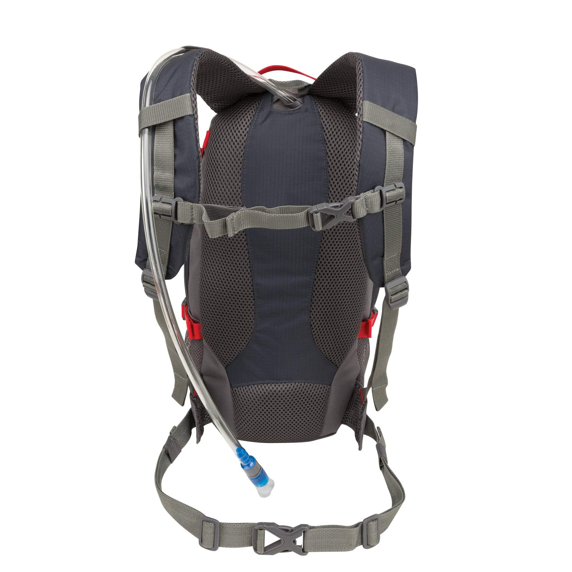 Outdoor Products Mist Hydration Pack front zip pockets keep small items within reach.