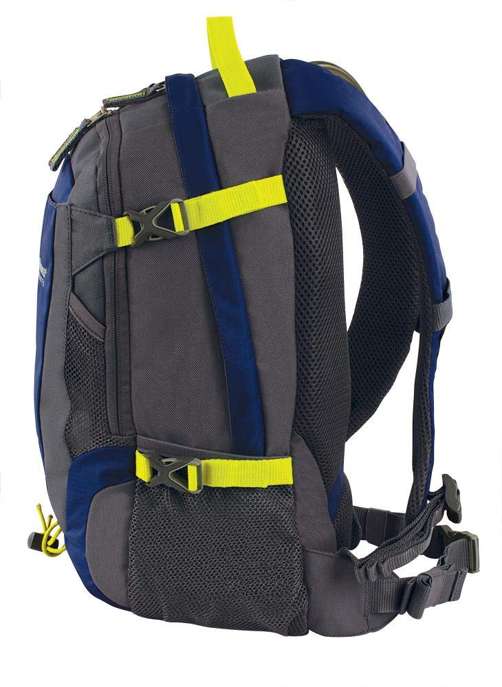 Outdoor Products Mist Hydration Pack reflective accents boost visibility for low light.